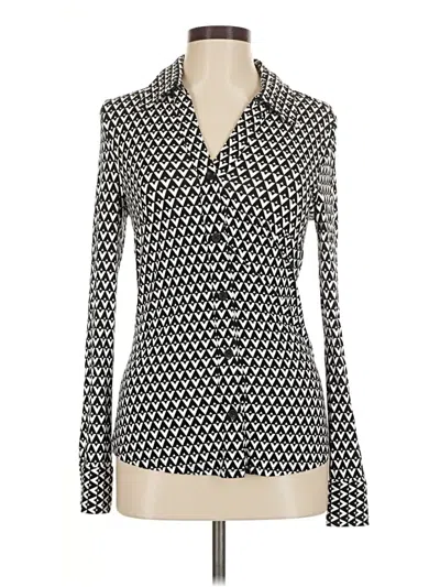 Pre-owned Universal Standard Long Sleeve Blouse In Black
