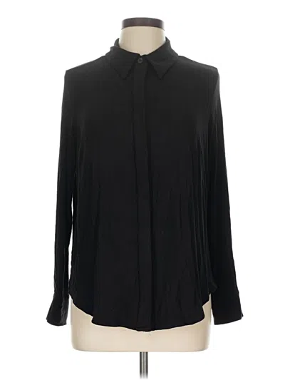 Pre-owned Universal Standard Long Sleeve Blouse In Black