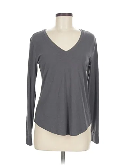 Pre-owned Universal Standard Long Sleeve T-shirt In Gray