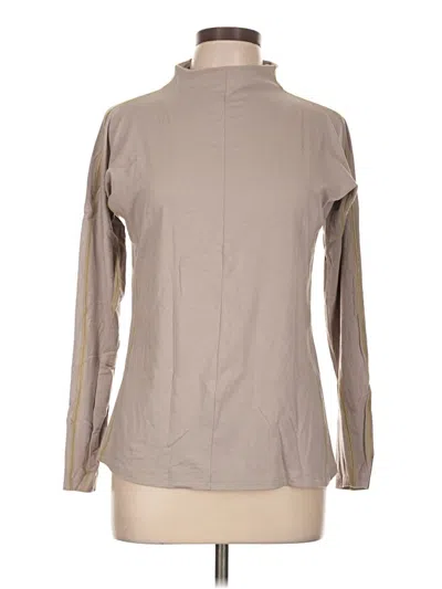Pre-owned Universal Standard Long Sleeve Top Tan Turtleneck Tops