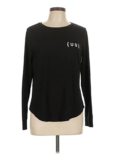 Pre-owned Universal Standard Long Sleeve T-shirt In Black