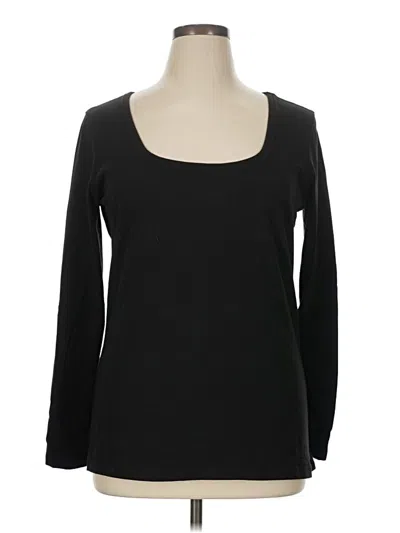 Pre-owned Universal Standard Long Sleeve T-shirt In Black