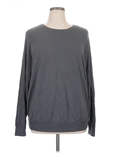 Pre-owned Universal Standard Long Sleeve T-shirt In Gray