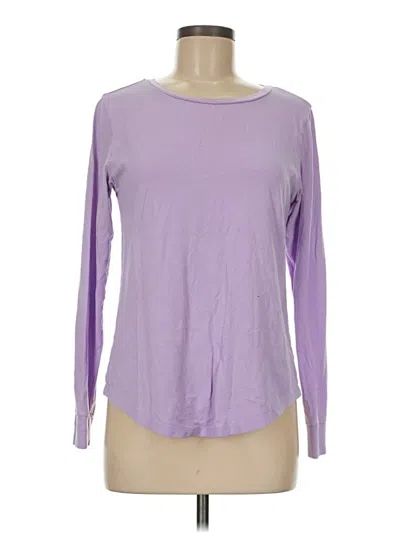 Pre-owned Universal Standard Long Sleeve T-shirt In Purple