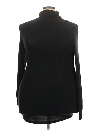 Pre-owned Universal Standard Long Sleeve Turtleneck In Black