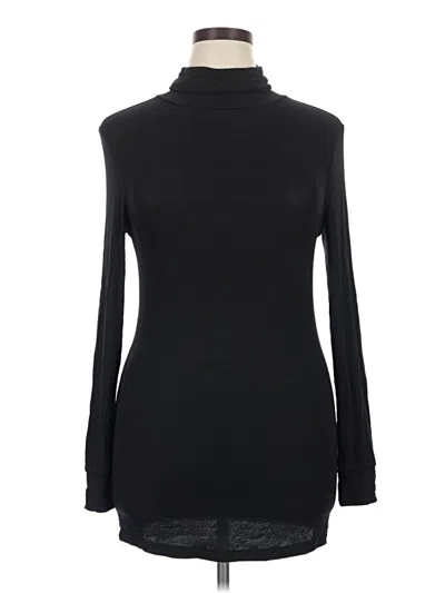 Pre-owned Universal Standard Long Sleeve Turtleneck In Black