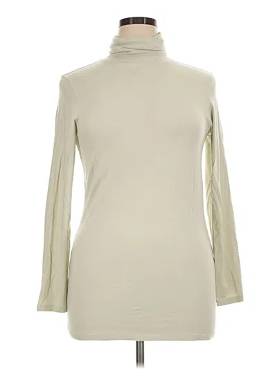 Pre-owned Universal Standard Long Sleeve Turtleneck In Ivory