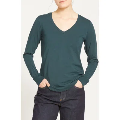 Universal Standard Long Sleeve V-rex Tee In Multi