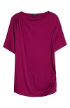 Universal Standard Louise Boatneck Stretch Jersey Top In Rothko Purple