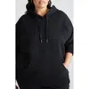 Universal Standard Lyria Fleece Hoodie In Black