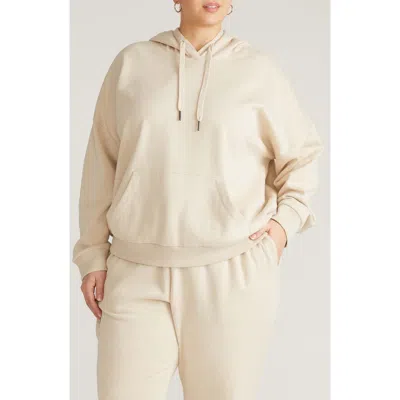 Universal Standard Lyria Fleece Hoodie In Gray