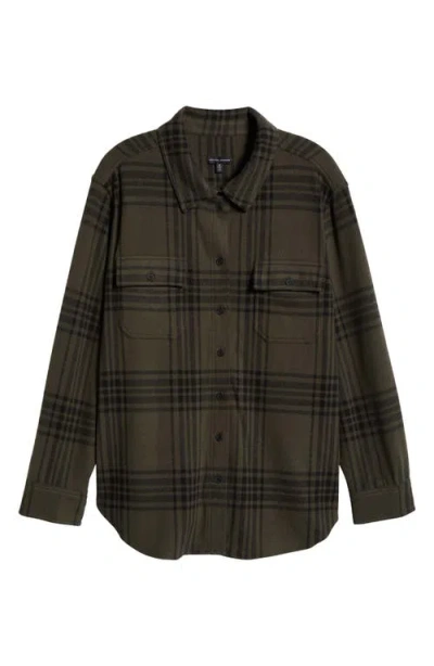 Universal Standard Maine Flannel Button-up Shirt (regular & Plus) In Night Woods Plaid