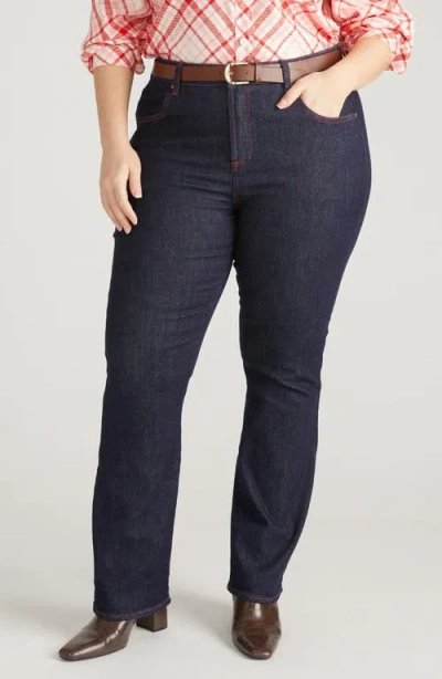 Universal Standard Marne High Waist Relaxed Bootcut Jeans In Blue