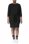 Universal Standard Misa Tie Front Dress In Black