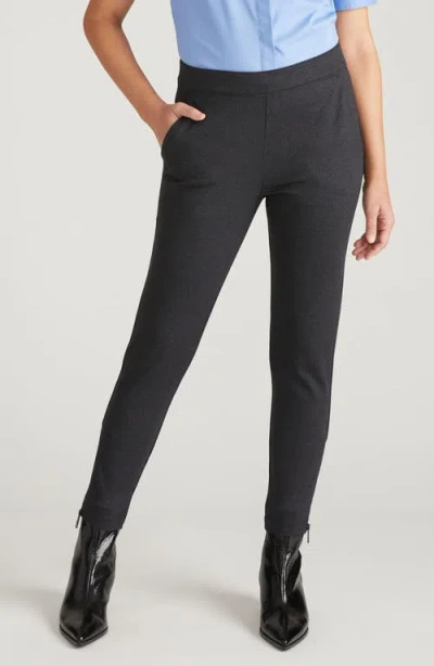 Universal Standard Moro Pocket Signature Ponte Knit Pants In Black