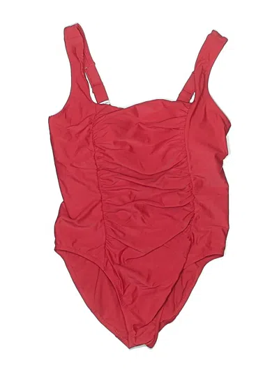 Pre-owned Universal Standard One Piece Swimsuit In Red