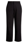 Universal Standard Orchard High Waist Stretch Twill Chino Pants In Black