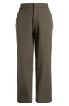 Universal Standard Orchard High Waist Stretch Twill Chino Pants In Dark Olive