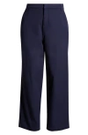Universal Standard Orchard High Waist Stretch Twill Chino Pants In Navy