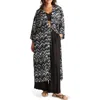 Universal Standard Paint Print Cover-up Duster In Blue