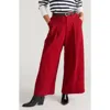 Universal Standard Palais Ponte Wide Leg Pants In Red