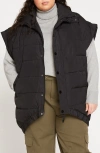 Universal Standard Paparazzi Puffer Vest In Black