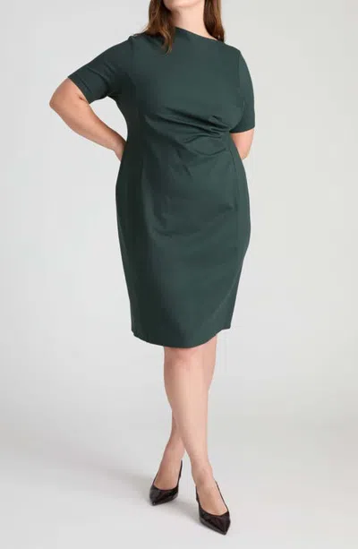 Universal Standard Penny Ponte Shift Dress In Multi