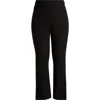 Universal Standard Pinstripe Ponte Bootcut Pants In Black