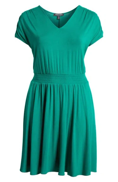 Universal Standard Piper Stretch Jersey Dress In Lily Pad