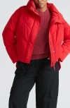 Universal Standard Pisco Puffer Jacket In Savvy Red
