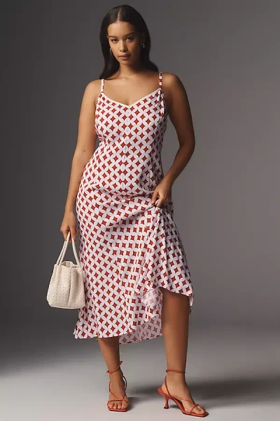Universal Standard Plus Amber Sleeveless Slip Midi Dress In Multicolor