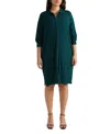 Universal Standard Plus Size Knee Length Sally Dress In Green