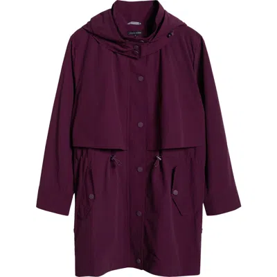 Universal Standard Precision Water Resistant Hooded Parka In Deep Pansy