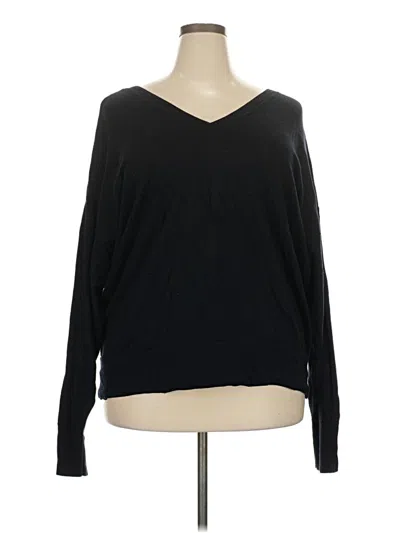 Pre-owned Universal Standard Pullover Sweater In Black
