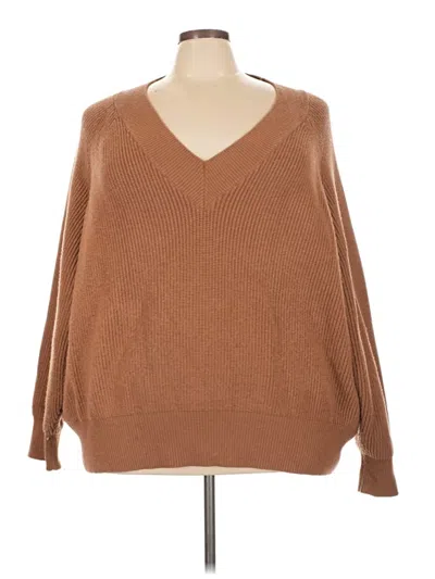 Pre-owned Universal Standard Pullover Sweater In Brown