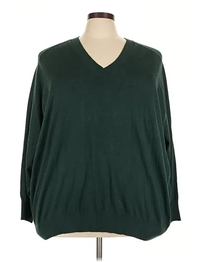Pre-owned Universal Standard Pullover Sweater In Green