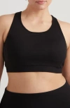 Universal Standard Racerback Sports Bra In Black