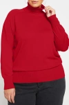 Universal Standard Renee Raglan Sleeve Turtleneck Sweater In Vermilion Red