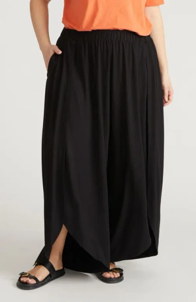 Universal Standard Rey Divine Jersey Pants In Black