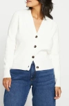 Universal Standard Rib Cardigan In Cream