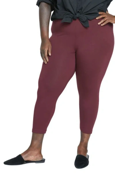 Universal Standard Roya Crop Leggings In Brown