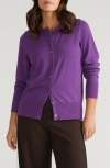 Universal Standard Savvy Cardigan In Purple