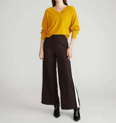 Universal Standard Savvy Fine Knit Sweater Blouse In Mustard In Multi
