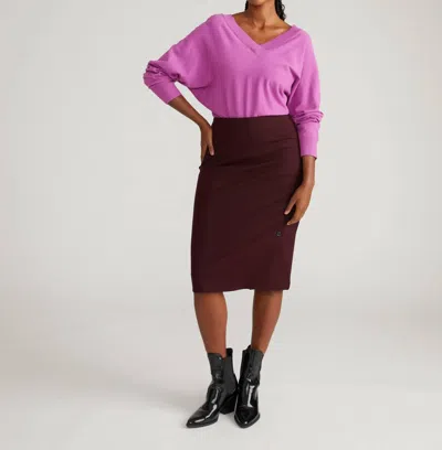 Universal Standard Savvy Fine Knit Sweater Blouse In Purple Vision In Pink