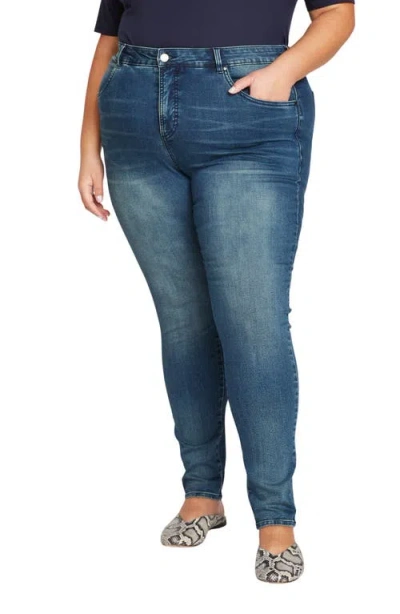 Universal Standard Seine Ankle Skinny Jeans In Blue