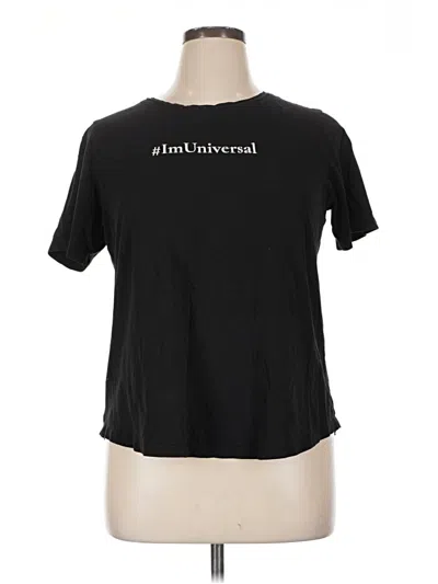 Pre-owned Universal Standard Short Sleeve T-shirt In Black