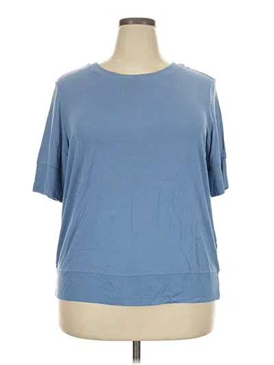 Pre-owned Universal Standard Short Sleeve T-shirt In Blue