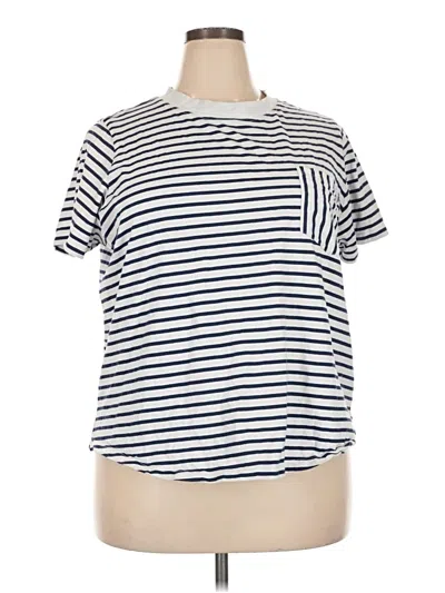 Pre-owned Universal Standard Short Sleeve T-shirt In Blue