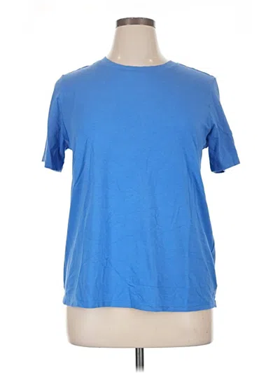 Pre-owned Universal Standard Short Sleeve T-shirt In Blue