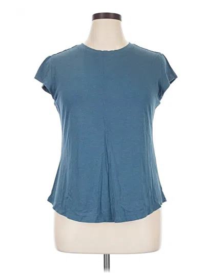 Pre-owned Universal Standard Short Sleeve T-shirt In Blue